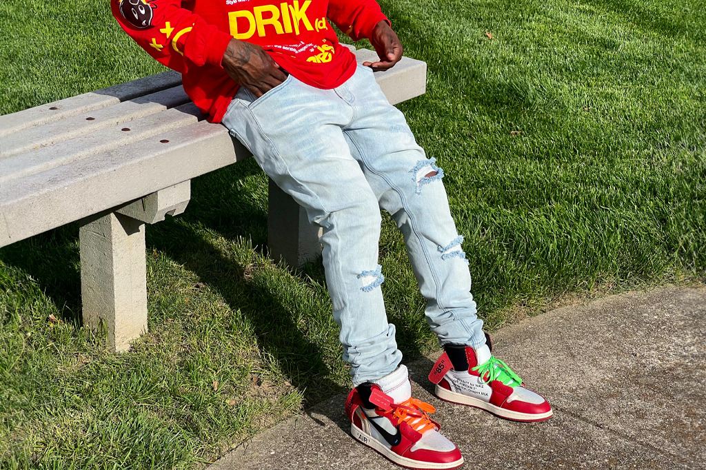 skinny jeans and nike blazers