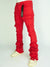 Politics Jeans - Super Stacked Cargo - Red - Marcel515