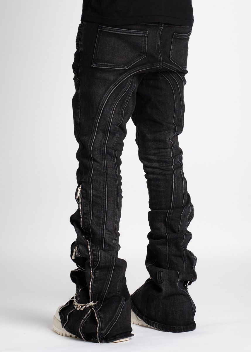 GUAPI Jeans - Iron Grey Chain Denim - Black - 193GCD – Vengeance78