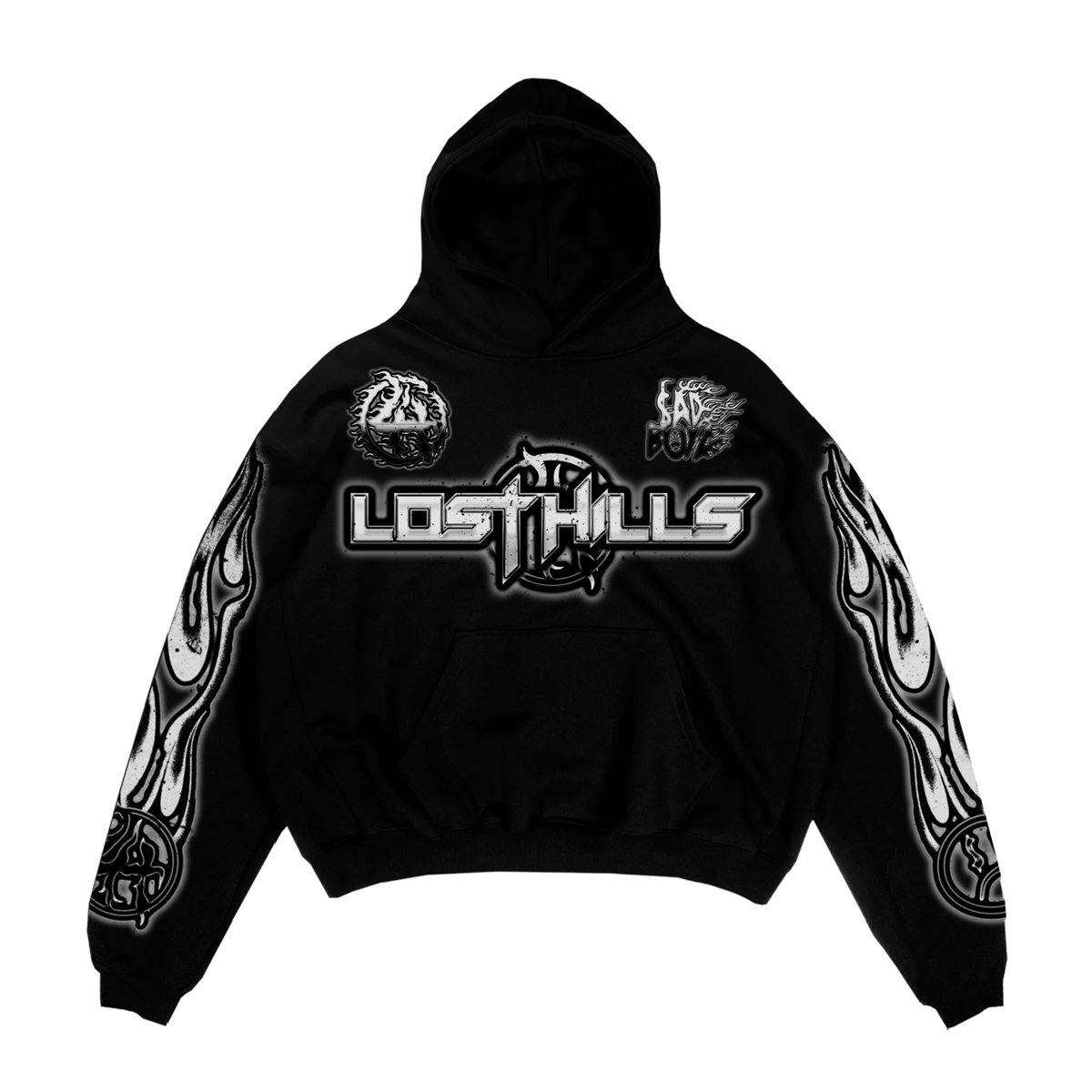 Lost Hills Hoodie - Sad Boyz - Black - LHSBHOODY001 – Vengeance78 Lost Hills Hoodie - Sad Boyz - Black - LHSBHOODY001 – Vengeance78