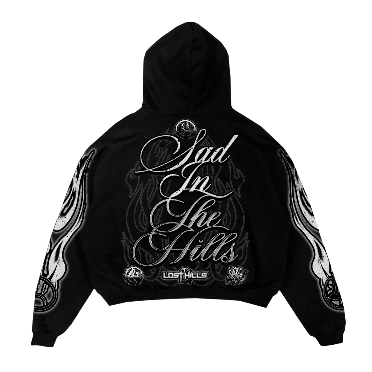 Lost Hills Hoodie - Sad Boyz - Black - LHSBHOODY001 – Vengeance78
