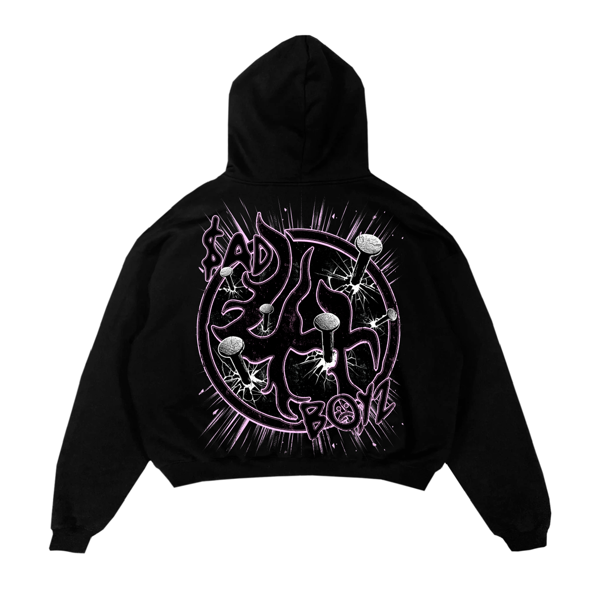 Lost Hills Hoodie - Sad Boyz - Black - LHSBHOODY006 – Vengeance78