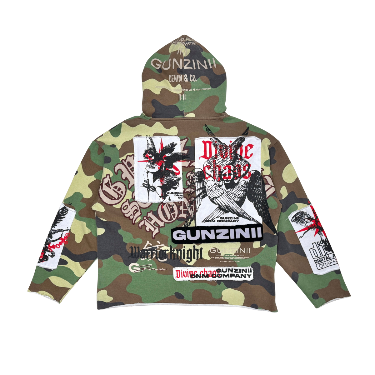 Gunzinii Hoodie - Warrior - Camo - GZ846 – Vengeance78