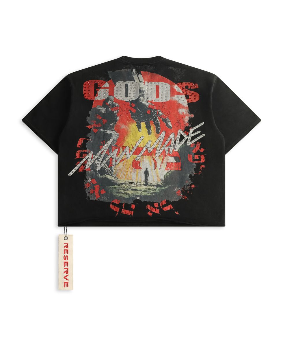 GFTD LA - Reserve T-Shirt - Man Made - Black – Vengeance78