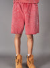 Politics Sweatshort - Selvin - Red- 154
