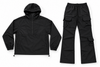 Rebel Minds Track Suit - Ripstop Nylon Anorak/Flared Cargo- Black - 110-502/1100-404