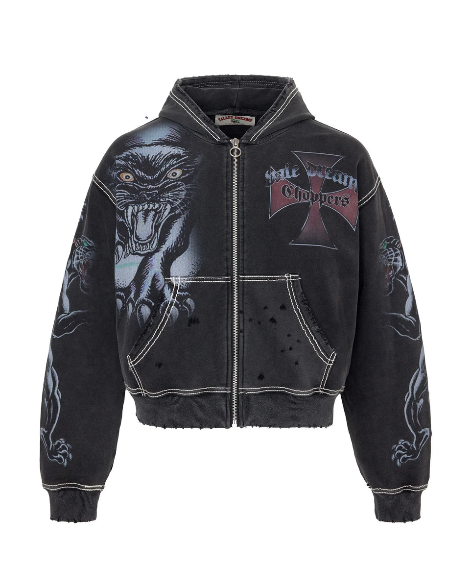 Vale Hoodie - Hardy Boyz Zip Up - Black – Vengeance78
