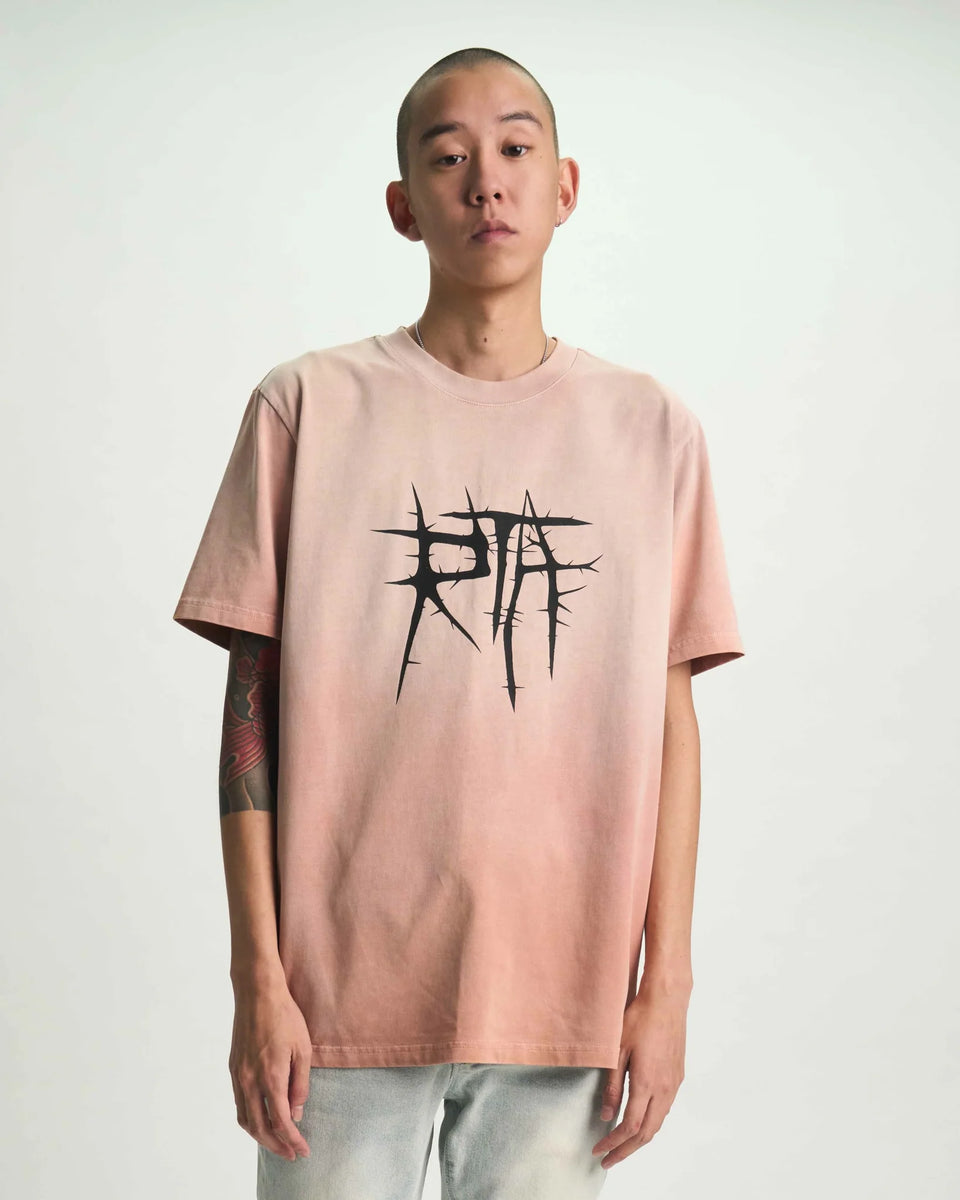 RTA T-Shirt - Liam Short Sleeve Tee - Cork Pink - MCHPK911