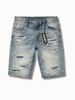 Dash Denim Shorts - Ice Blue - AD7037