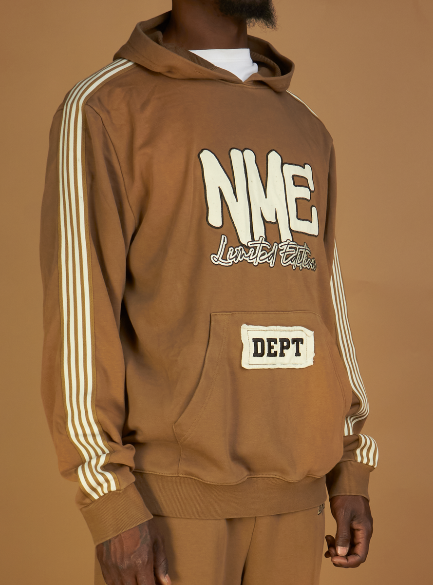NME Hoodie - Ewing - Washed Brown - 113 – Vengeance78