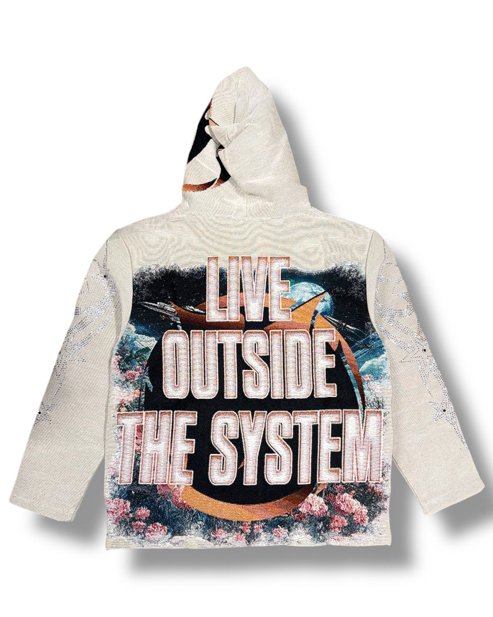 Majestik Hoodie - Outer Space - Ecru - TH2542 – Vengeance78
