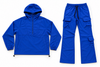 Rebel Minds Track Set - Ripstop Nylon Anorak/Nylon Flared Cargo - Royal Blue - 1100-502/1100-404