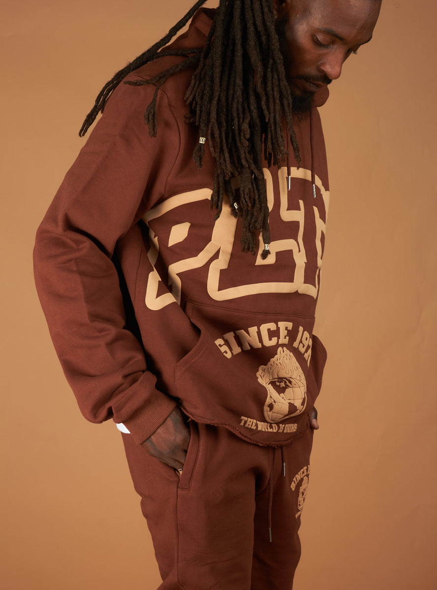 Politics Hoodie - Chadwick - Brown - 101 – Vengeance78