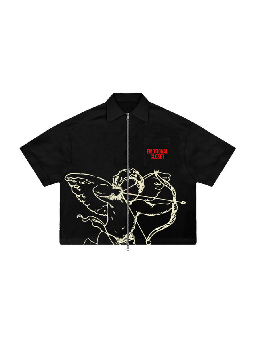 Mixed Emotion Shirt - Angels Zip up - Black – Vengeance78