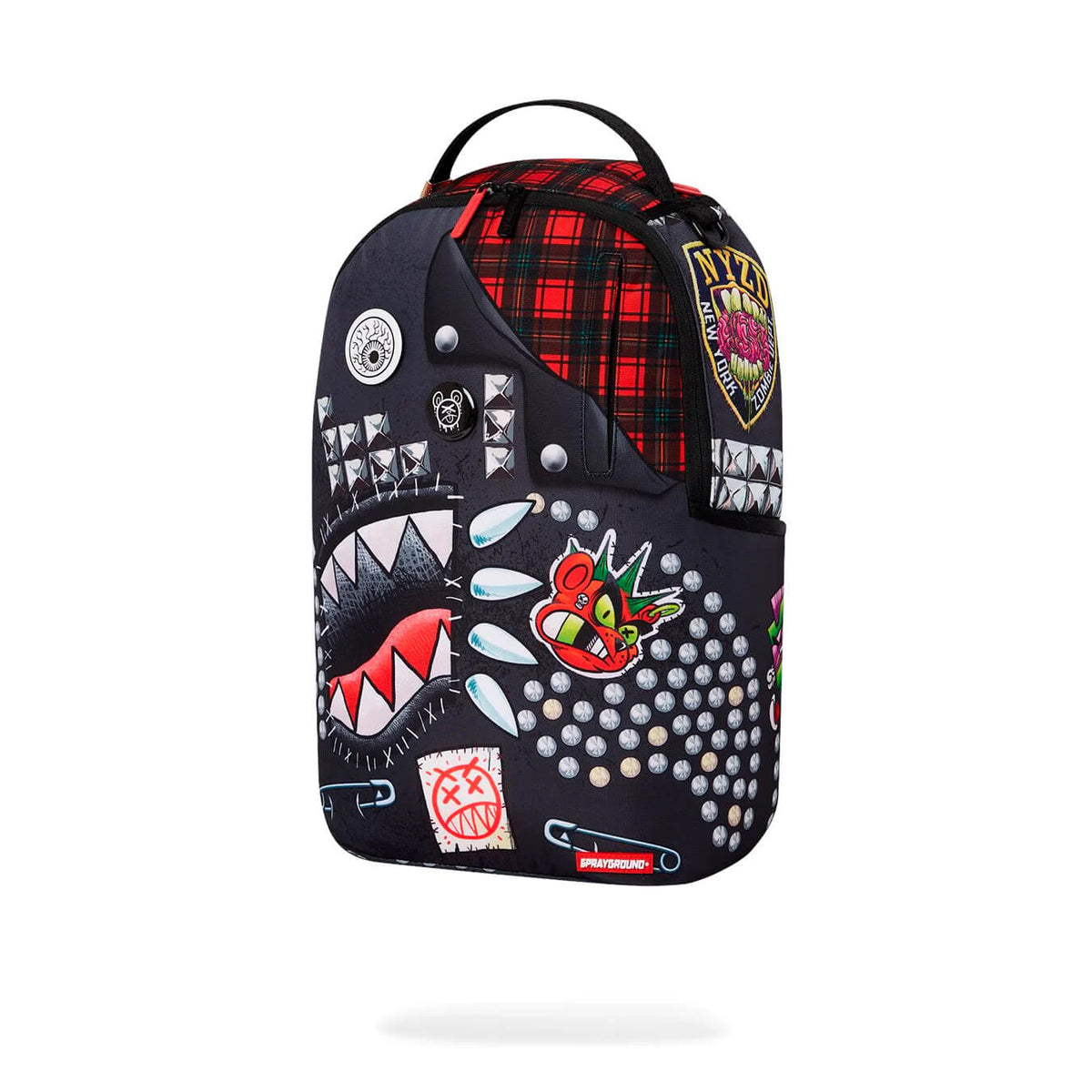 Sprayground Backpack - Punk Shark DLXSR - Black - 910B6026NSZ99000