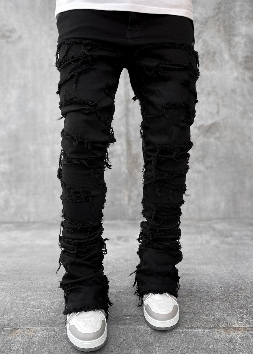 パンツ GUAPI OBSIDIAN BLACK STACKED DENIM GUAPI OBSIDIAN BLOOD STACKED JEANS – BLUE CITY NYC
