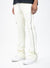 Rebel Minds Track Pants - Stacked Fit - Cream - 100-470