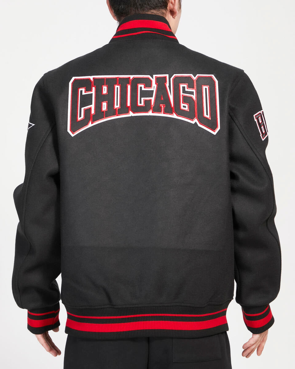 Pro Standard NBA Chicago Bulls Wool Varsity Black M