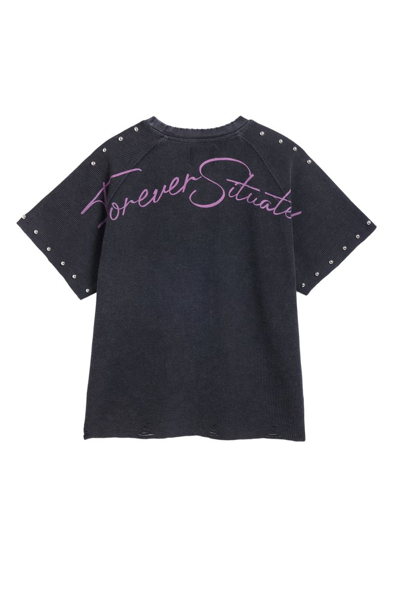 Forever Situated Short Set - Waffle - Black - FSSSAG – Vengeance78