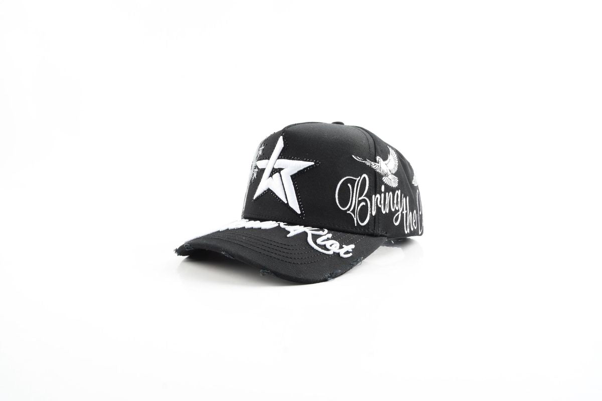Wknd Riot Hat - Virgin Mary Snapback - Black – Vengeance78