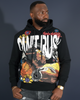 Makobi Can't Rush Greatness Pull Over Fleece Hoodie in Black - F4136