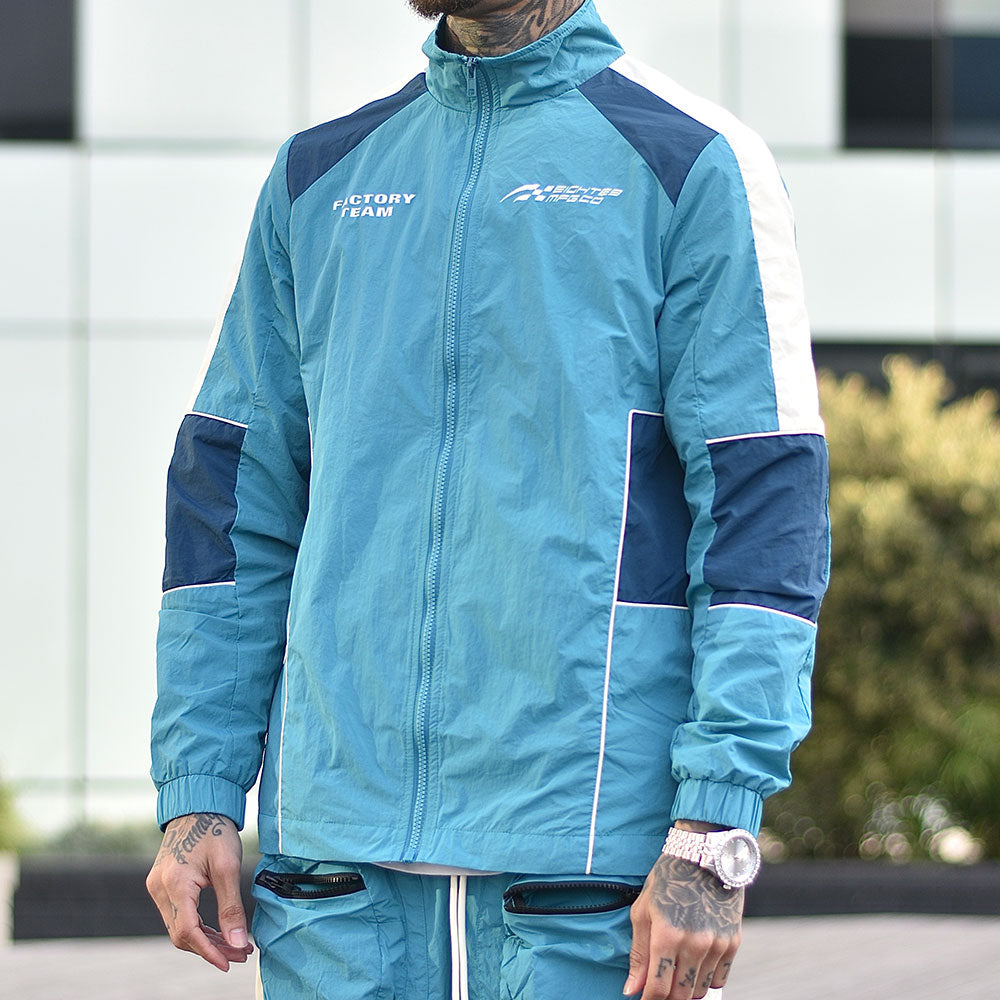 8&9 Jacket - Factory Team Dark Teal Nylon – Vengeance78