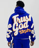 Red Letters Hoodie - Trust God Scattered - Royal - TRG-HOOD
