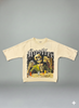 Focus T-Shirt - Hustler Crop Stone - Cream - 80717S