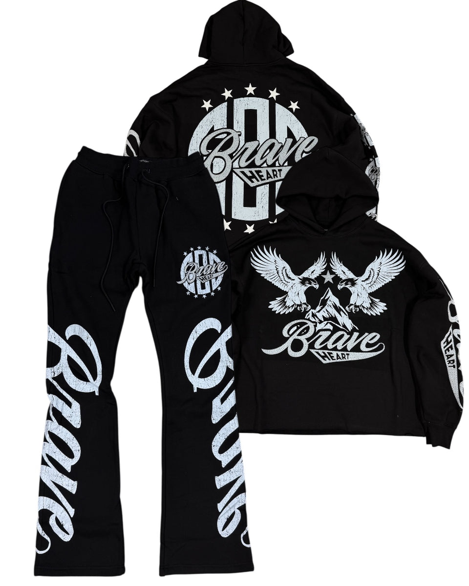 Roku Studio Sweatsuit - Brave Heart - Black - RK5481806 – Vengeance78