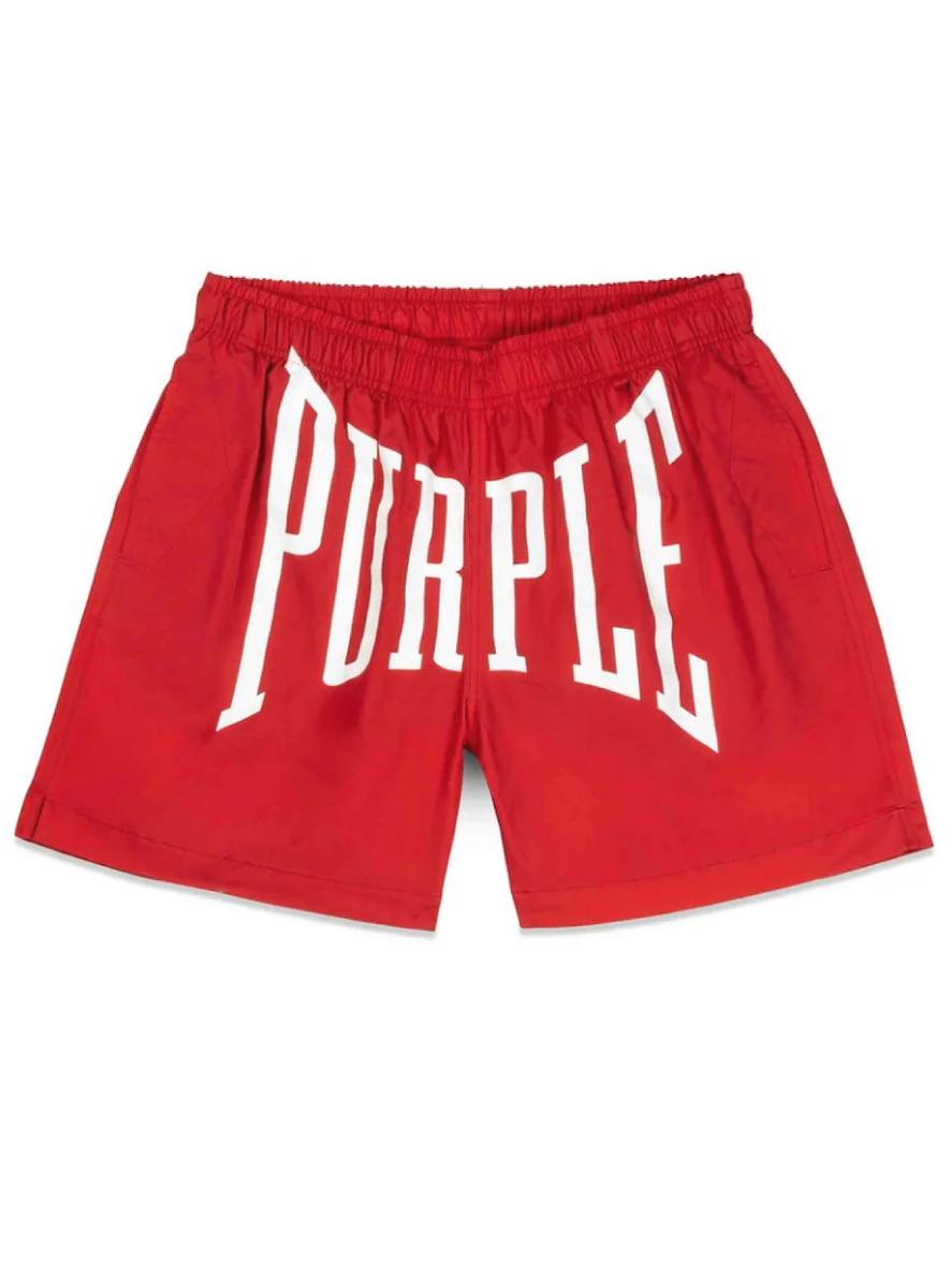 Purple Flare Shorts