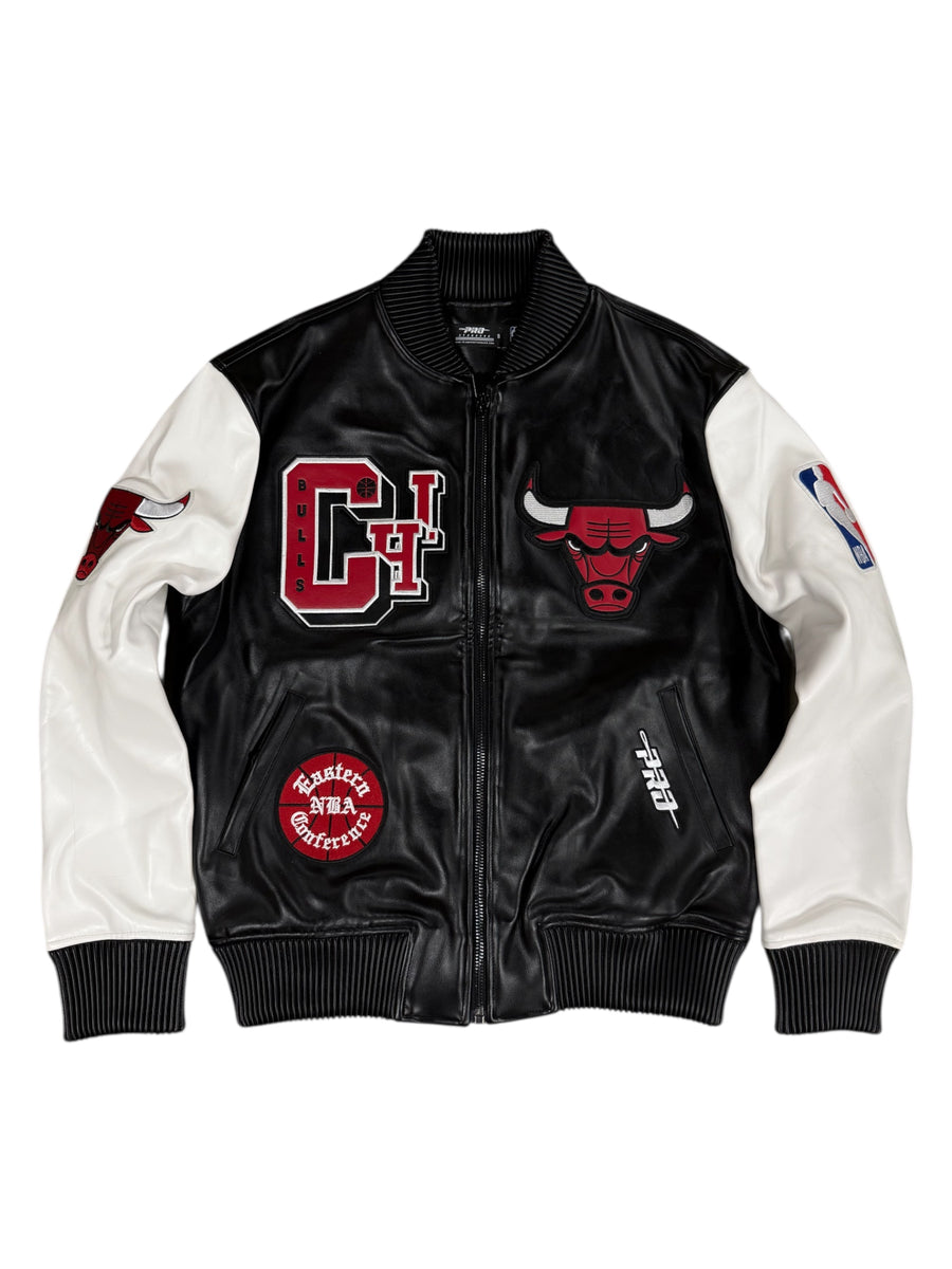 Pro Standard Jacket - Chicago Bulls Best Of Leather - Black And