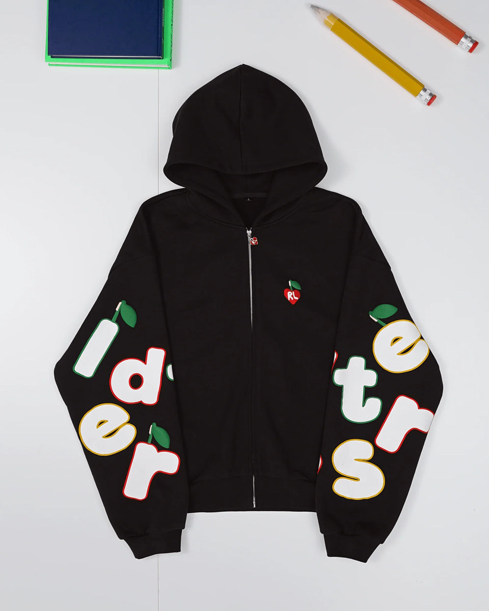 Red Letters Hoodie - Ask Me About Jesus - Black – Vengeance78