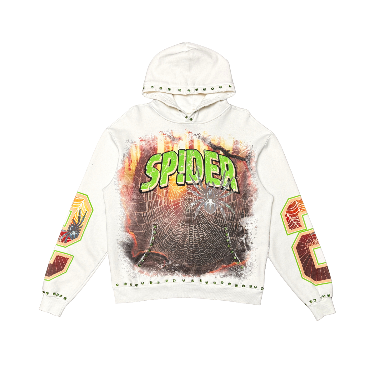 Stray Hoodie - Giant Spider Pullover - Cream - ST1609 – Vengeance78
