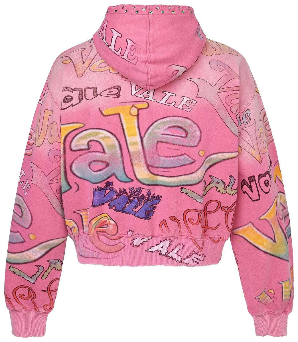 Vale Hoodie - Bubble Gum Zip-Up - Pink – Vengeance78