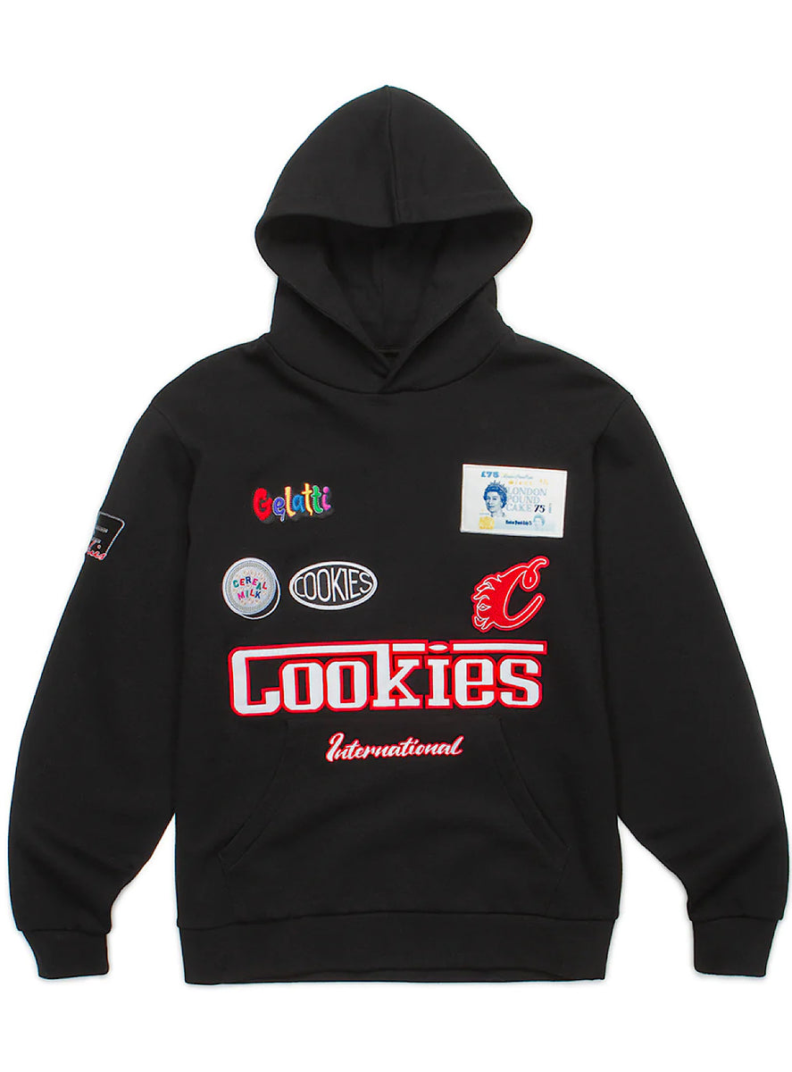 Cookies Hoodie Enzo Pullover Fleece Black CM241HFC03