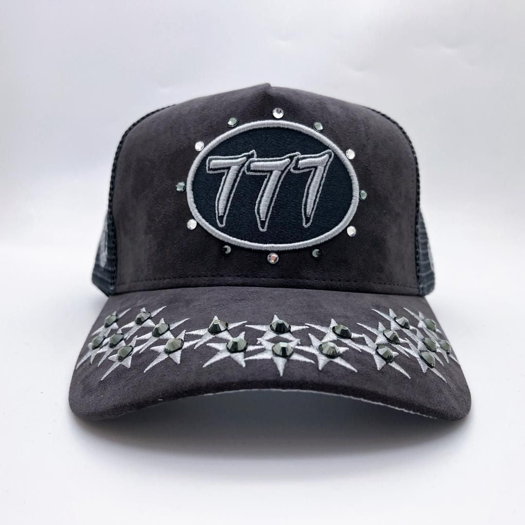 Hudson Hat - Diamond 777 Suede Trucker - Grey - CD0345 – Vengeance78