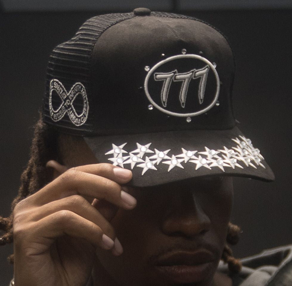 Hudson Hat - Diamond 777 Suede Trucker - Black And White - CD0344