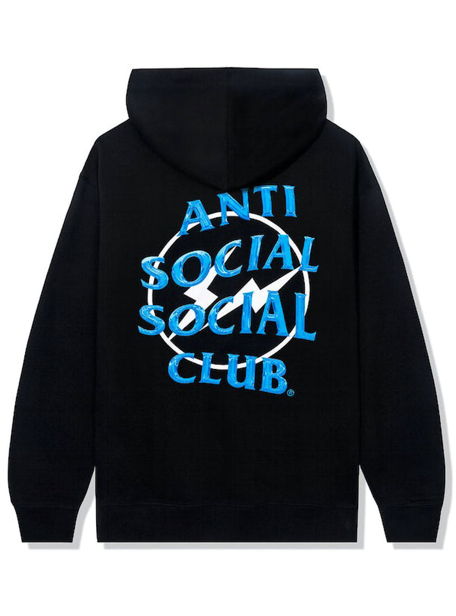 Anti social social club hoodie baby blue Clearance