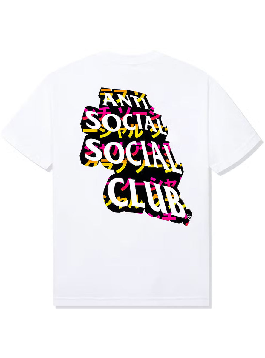 Anti Social Social Club T Shirt Real Anti Social Social Club T-Shirt - Twisted Quickness - White – Vengeance78