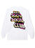 Anti Social Social Club Shirt - Long Sleeve Twisted Quickness - White