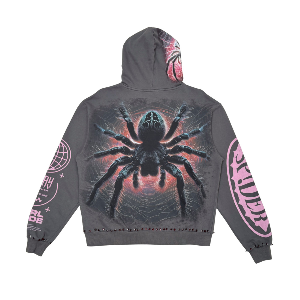 Stray Hoodie - Spirer Full Zip - Charcoal - ST1546 – Vengeance78