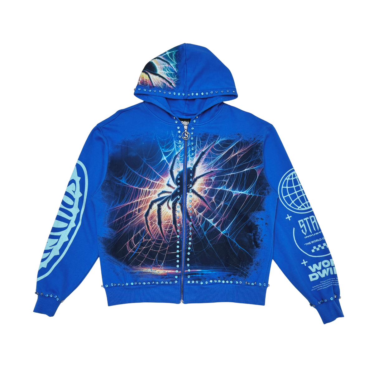Stray Hoodie - Spirer Full Zip - Royal Blue - ST1546 – Vengeance78