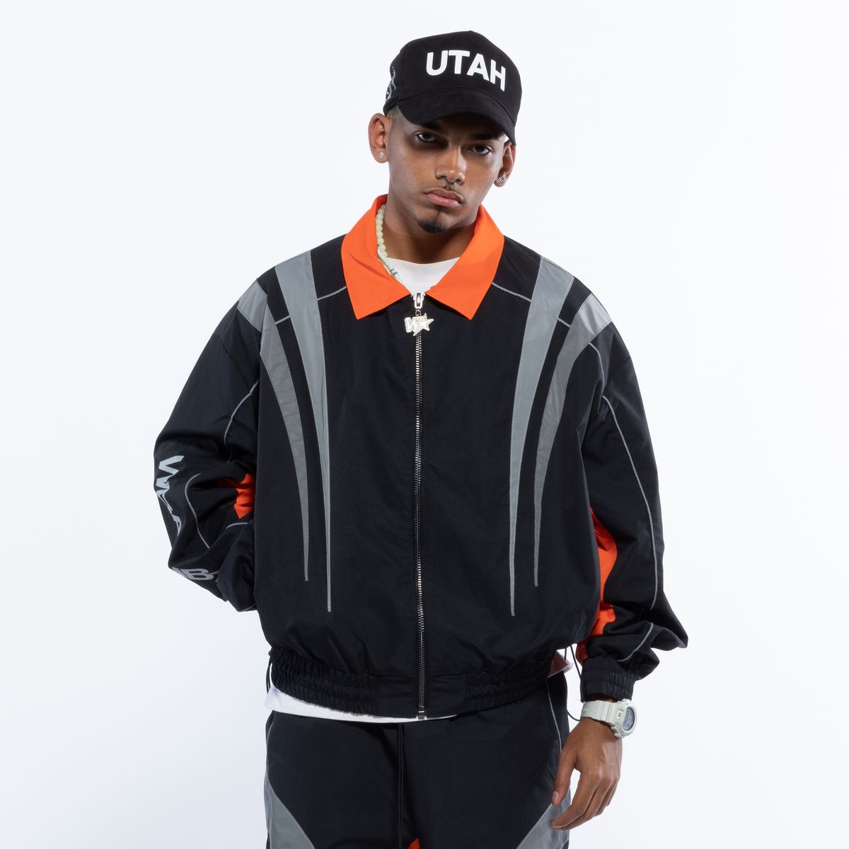 Wrathboy Track Suit - Full Zip French Terry - Black - WB05-124