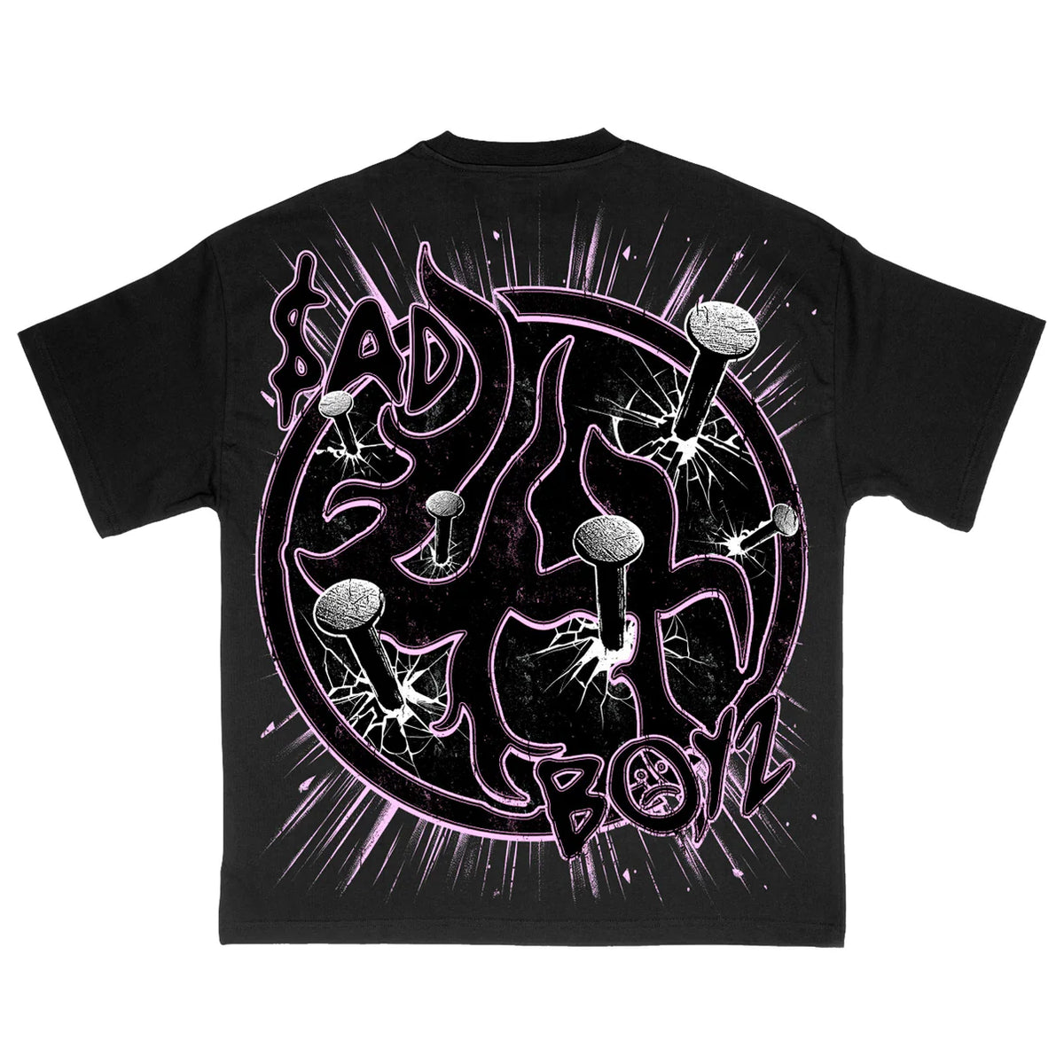 Lost Hills T-Shirt - Sad Boyz - Black Wash - LHSBTEE006 – Vengeance78