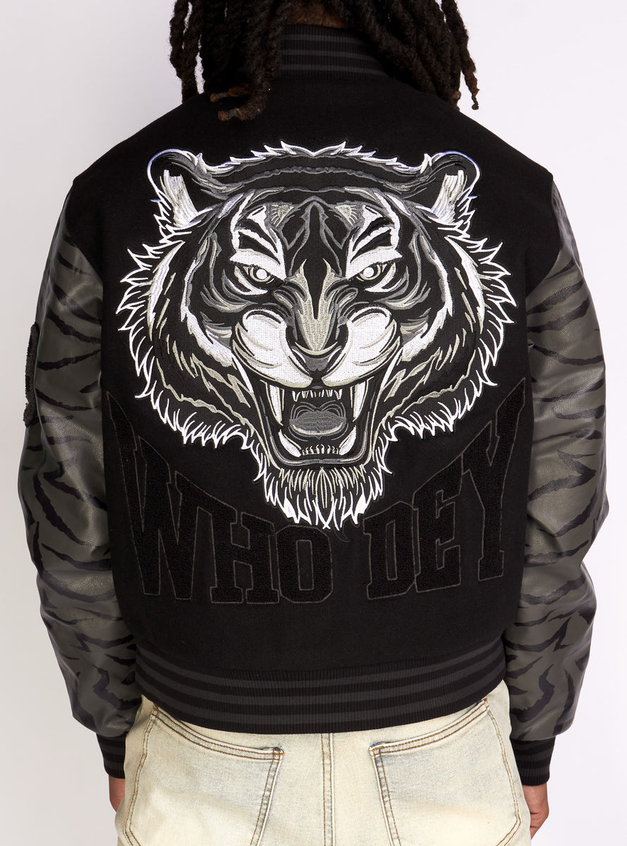 Vengeance78 Jacket - Bengals Varsity - Black And Orange - 426