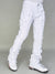 NME Jeans - Wayne - Distressed Stacked - White - 502