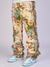 Majestik Pants - Floral Jacquard Denim - Beige - TA2374