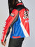 Politics Jacket - Leather Moto Racing - Beloved - Red And Black  - 571