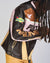 Politics Jacket - Leather Moto Racing - Beloved - Brown And Pink  - 573