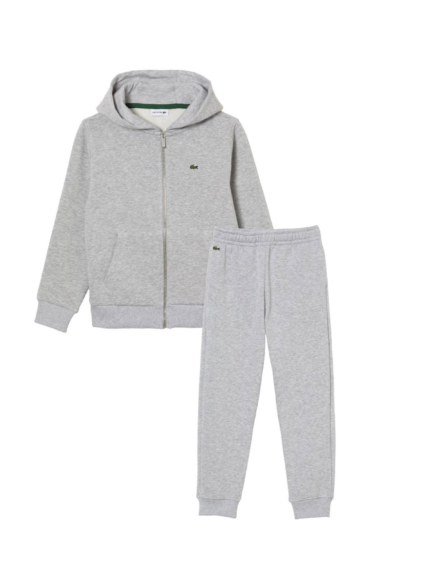 Grey hot sale lacoste sweatsuit